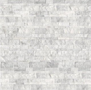 6"x24" Bianco Venatino Marble Split Face Panel