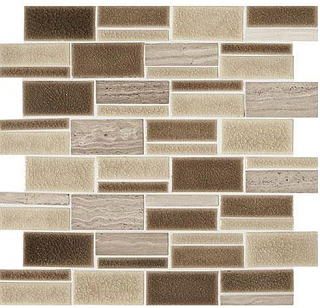 Marazzi - Midpark Sandbox 3"xRandom Rectangle Mosaic Tile (13"x12" Sheet)