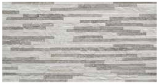 Happy Floors - 12"x24" Cipriani White/Grey (Gris Mix) Muro Porcelain Tile
