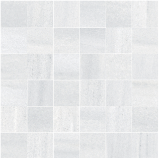 Happy Floors - 2"x2" Macael Blanco Natural Mosaic Tile (12"x12" Sheet)