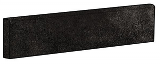 Iris - 4"x24" Brooklyn Cemento Black Honed Bullnose Tile