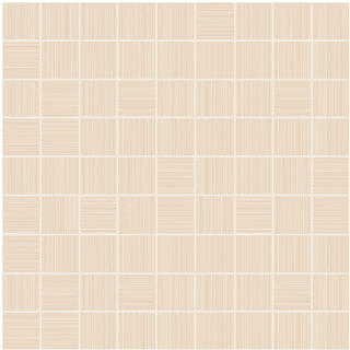 Happy Floors - 1-1/2"x1-1/2" NeoStile 2.0 Ekru Mosaic Tile (12"x12" Sheet)