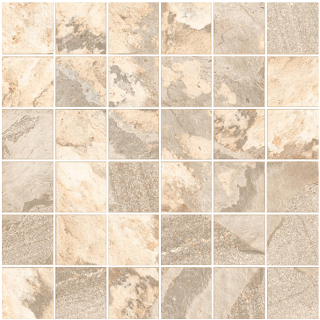 Happy Floors - 2"x2" Sierra Trail Mosaic Tile (12"x12" Sheet)