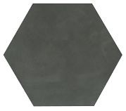 Marazzi - 8"x8" Moroccan Concrete Charcoal Porcelain Hexagon Tile MC57