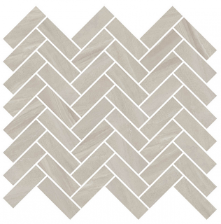 Happy Floors - Limerock W Porcelain Herringbone Mosaic Tile (11"x13" Sheet)