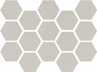 Happy Floors - Etna Marfil Porcelain Hexagon Mosaic Tile (10"x14" Sheet)