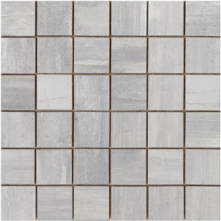 Happy Floors - 2"x2" Fossil Pearl Porcelain Mosaic Tile (12"x12" Sheet)