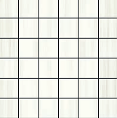 Gazzini - 2"x2" MET White Porcelain Mosaic Tile (12"x12" Sheet)