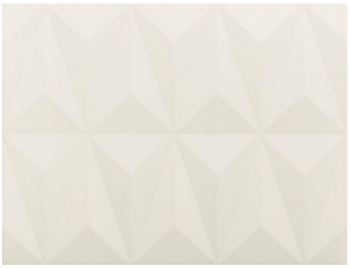 Marca Corona - 16"x32" 4D White Diamond Matt Ceramic Wall Tile