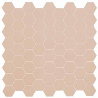 Terratinta - Hexa 1-1/2" Rose Blush Hexagon Matte Porcelain Mosaic Tile