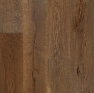Hartco - TimberBrushed Platinum 9/16" thick x 9" wide Directional Taupe White Oak Engineered Hardwood Flooring