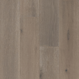 Hartco - TimberBrushed Silver 3/8" thick x 6-1/2" wide Breezy Point White Oak Engineered Hardwood Flooring