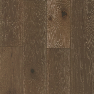 Hartco - TimberBrushed Silver 7/16" thick x 6-1/2" wide Barnacle Gray White Oak Engineered Hardwood Flooring