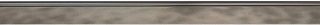 Questech - 1"x18" City Scape Brushed Nickel Water Cast Metal Bullnose Tile