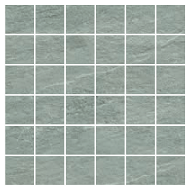 Gazzini - 2"x2" Move Grey Porcelain Mosaic Tile (12"x12" Sheet)