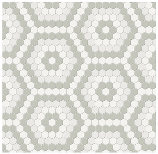 Anatolia - Soho Morning Blend Hexagon Pattern Glazed Porcelain Mosaic Tile (Matte Finish)
