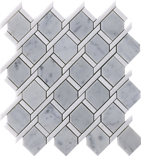 Project Deco Natural Stone Dark Blend Rope Mosaic Tile (12.1"x11" Sheet - Matte Finish)