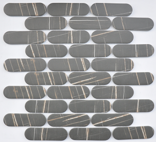 Project Deco Endura Sahara Noir Capsule Mosaic Tile (11.3"x11.4" Sheet)