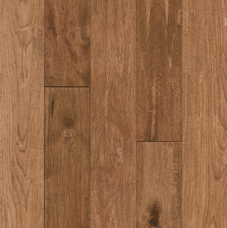 Hartco - Paragon 3/4" x 5" Rawhide Solid Hickory Hardwood Flooring (Low Gloss - Hand Scraped Surface)