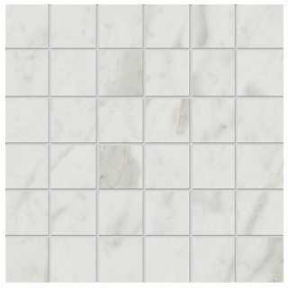 Edimax - 2"x2" Velvet White Porcelain Mosaic Tile (11.8"x11.8" Sheet)