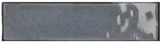Settecento - 3"x12" Chroma Grigio Brick Glossy Ceramic Wall Tile