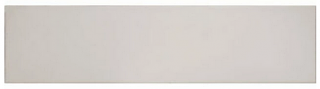 Equipe - 3-1/2"x14-1/2" Stromboli White Plume Matte Porcelain Tile