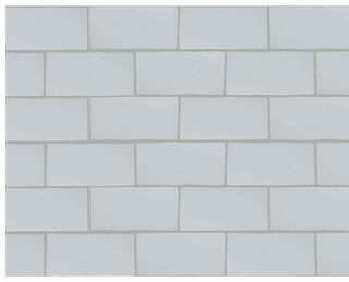 Nanda - 3"x6" Maritime Clearwater White Glossy Ceramic Wall Tile