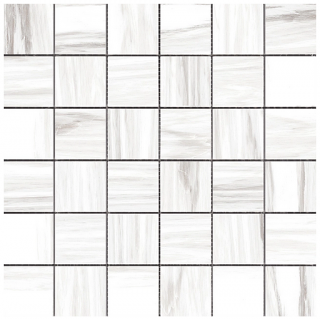 Porcelanicos HDC - 2"x2" Ontario Silver Mosaic Tile (Matte Finish - 12"x12" Sheet)