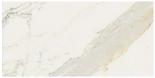 Fioranese - 12"x24" Marmorea Bianco Calacatta Porcelain Tile (Polished Finish - Rectified Edges)