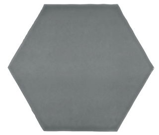 Anatolia - 6" Teramoda Charcoal Ceramic Wall Hexagon Tile (Glossy Finish)