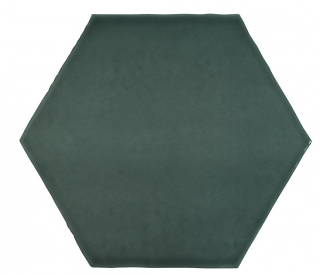 Anatolia - 6" Teramoda Emerald Ceramic Wall Hexagon Tile (Glossy Finish)