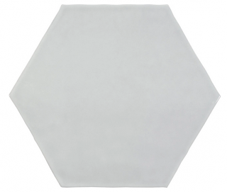 Anatolia - 6" Teramoda Silver Ceramic Wall Hexagon Tile (Glossy Finish)