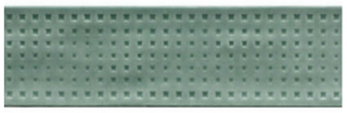 Imola - 3"x12" Slash Sage Dots Ceramic Wall Tile (Glossy Finish)