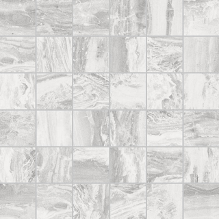 Unicom Starker - 2"x2" Sky Glace Porcelain Mosaic Tile (Satin Finish - 12"x12" Sheet)