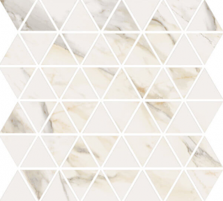 Happy Floors - Dorian Polished Porcelain Triangle Mosaic Tile (12"x12" Sheet)