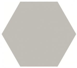 Happy Floors - 5"x6" Carpenter Taupe Porcelain Hexagon Tile (Matte Finish - Rectified Edges)