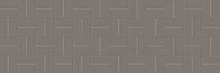Happy Floors - 12"x36" Carpenter Grey Ceramic Wall Deco Tile (Matte Finish)