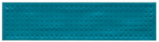 Imola - 3"x12" Slash Turquoise Dots Ceramic Wall Tile (Glossy Finish)