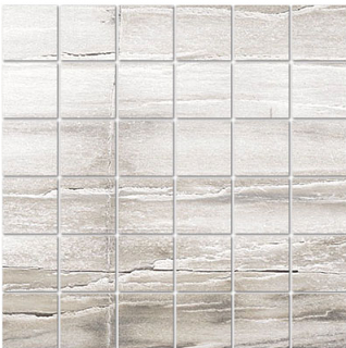 Mediterranea - Waterfalls NIAGRA CRUSH 2"x2" Porcelain Mosaic Tile (5 Pc. Pack, Matte Finish, 12"x12" Sheet)