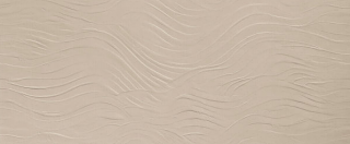Happy Floors - 20"x48" B-Natural Ash Wave Ceramic Wall Tile (Matte Finish, Rectified Edges)