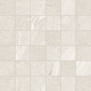 Happy Floors - 2"x2" Austral PEARL Porcelain Mosaic Tile (Matte Finish - 12"x12" Sheet)