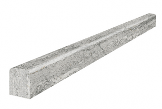 1/2"x12" VOLCANA NOTTE Honed Marble Deco Bar