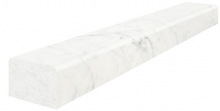 1.25"x12" ETERNA BIANCO Honed Marble Deco Bar