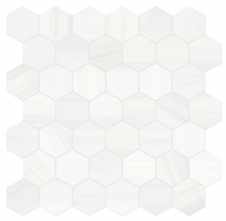 2" COSMO LUMINO Hexagon Honed Dolomite Mosaic Tile