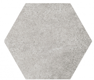 Equipe - 7"x8" HEXATILE CEMENT GREY Hexagon Porcelain Tile