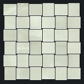 Gazzini - 2"x2" PREMIUM ONIX Intarsio Porcelain Mosaic Tile (Matte Finish - 12"x12" Sheet)