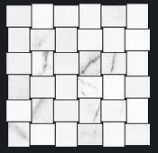 Gazzini - 2"x2" VENATO SELECT Intarsio Porcelain Mosaic Tile (Matte Finish - 12"x12" Sheet)