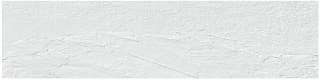 MileStone - 6"x24" Plaster 2.0 VENETIAN CRYSTAL WHITE Porcelain Wall Tile (Matte Finish)