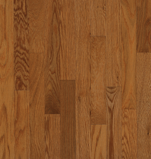 Hartco - Yorkshire 3/4" thick x 3-1/4" wide AUBURN Solid Oak Hardwood Flooring (Medium Gloss)