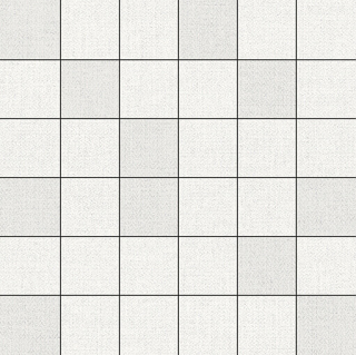 Happy Floors - 2"x2" Fibra PALE Porcelain Mosaic Tile (Matte Finish - 12"x12" Sheet)